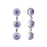Серьги No name Natural Amethist 4,8 ct Drop(52092) №1