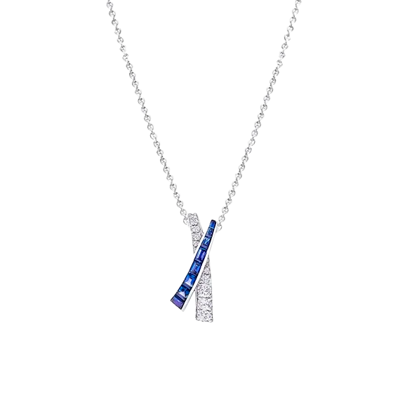 Подвеска Graff Sapphire & Diamond Kiss Pendant RGP 655(37181) №4