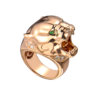 Кольцо Stenzhorn Tiger Rose Gold & Diamonds & Tsavorites(55405) №1