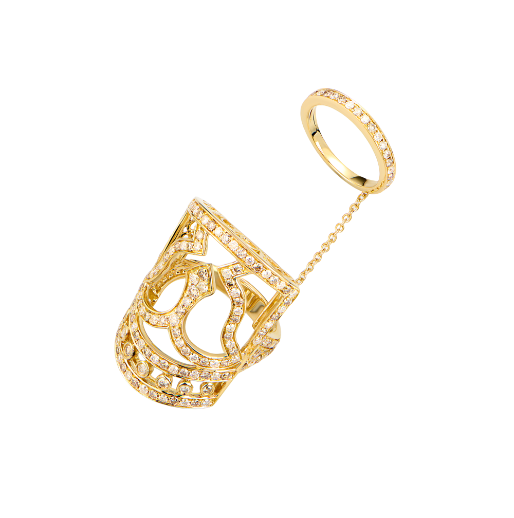 Кольцо Bochic Warrior Yellow Gold & Diamond Ring(54110) №3