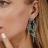 Комплект Ralfdiamonds 23.78 ct Natural Diamonds & 35.9 ct Natural Emerald(16689) №9