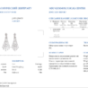 Серьги No name 3,50 ct Round Cut Diamonds & White Gold(45521) №2