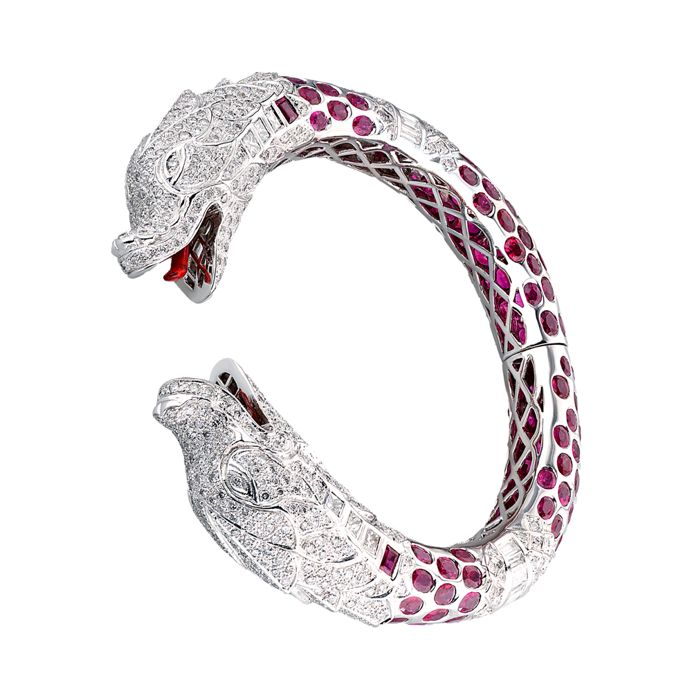 Браслет No name The Dragon Rubies 22,0 ct & Diamonds 8,85 ct & White Gold(36021) №7