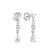 Серьги Tiffany & Co Diamond Drop in Platinum(55079) №1