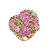 Кольцо Yanush Gioielli Madagascar Pink & Green Sapphires & Pink Gold YR30462PSPPSPG(42234) №1