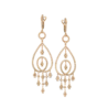 Серьги Crivelli Chandelier Earrings Rose Gold & Diamonds(54088) №1