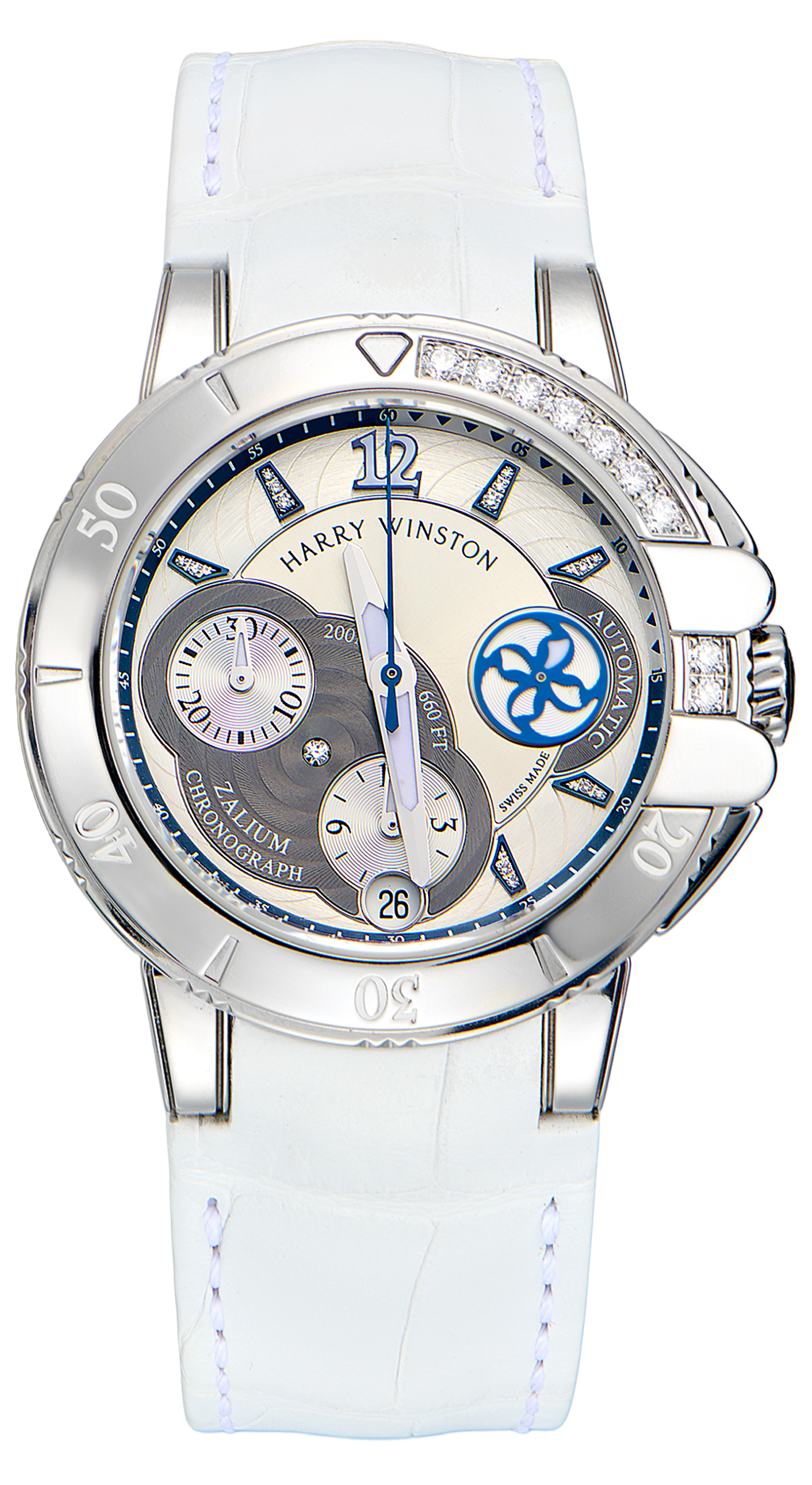 Швейцарские часы Harry Winston Ocean Sport Ladies Chronograph 411/LCA38Z(49530) №3