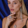 Серьги No name 27,89 ct Round & FanCy Cut Diamonds(26166) №3