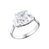 Кольцо Sarkissian GIA 4,02 ct F/SI1 Cushion Cut Diamond(55063) №1