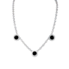 Колье Bvlgari Bulgari Reversible White Gold & Diamond & Onyx 3 Circle 329437(54541) №2