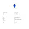 Серьги GRS Gemresearch Swisslab 2,57/2,19 ct Royal Blue Sri Lanka(22795) №2