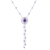 Подвеска Theo Fennell Amethyst and Diamond and White Gold(51072) №1