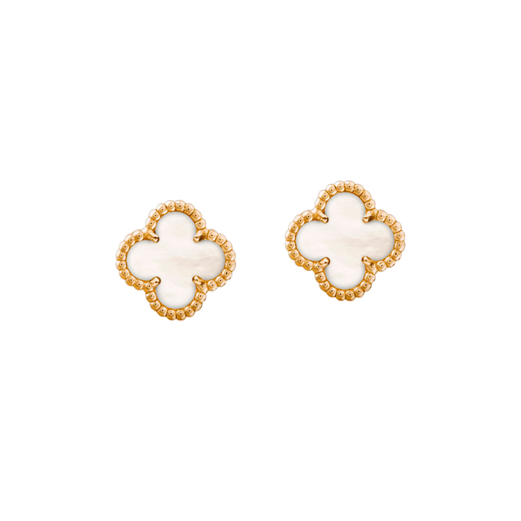 Пусеты Van Cleef & Arpels Sweet Alhambra Yellow Gold Mother-of-pearl VCARA44800(55138) №3