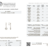 Серьги No name 1,02 - 1,03 ct G/SI3 & 3.35 ct Round Diamonds(26621) №2