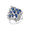 Кольцо No name 2,60 ct Natural Sapphire & 0.51 ct Natural Diamonds(23214) №1