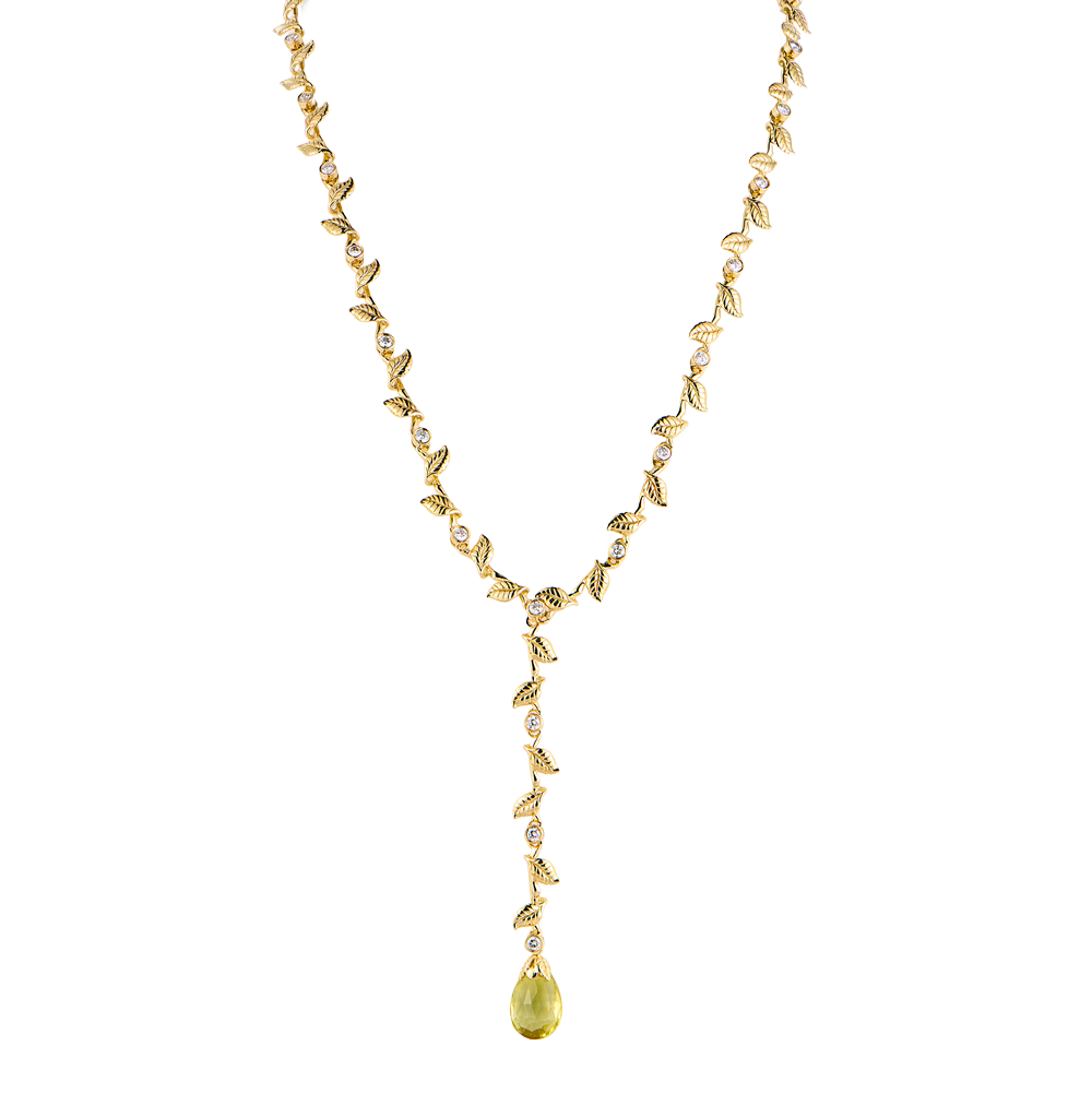 Колье Carrera y Carrera Yellow Gold & Diamonds & Citrine(51440) №4