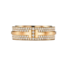 Кольцо Tiffany & Co T Wide Pavé Diamond Ring in Yellow Gold 36675063, 37043648(50498) №1