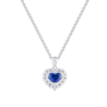 Подвеска No name 1,44 ct Vivid Blue Madagascar(53051) №1
