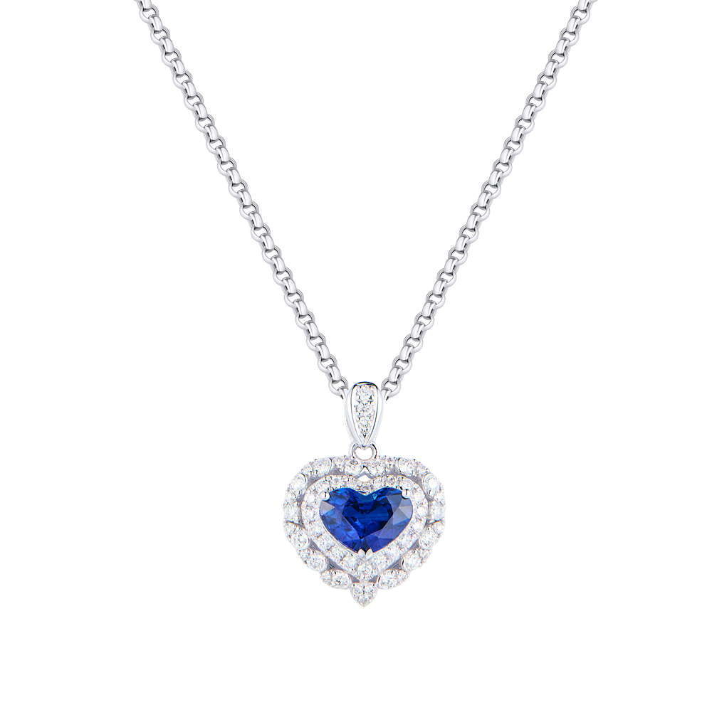 Подвеска No name 1,44 ct Vivid Blue Madagascar(53051) №5