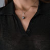 Подвеска Mikimoto 12 мм Black South Sea Pearl & White Gold(44265) №3