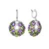 Серьги No name Multigemstone White Gold(54948) №1