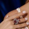 Комплект Arte Diore 52.40 ct Natural Diamonds & 44.35 ct Natural Ruby(17521) №5