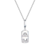 Подвеска Bvlgari Parentesi Charm White Gold & Diamonds(53976) №1