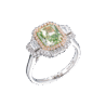 Кольцо Ralfdiamonds 2.02 ct Fancy Light Brownish Greenish Yellow/SI2 & White Multishape Cut Diamonds(44108) №1