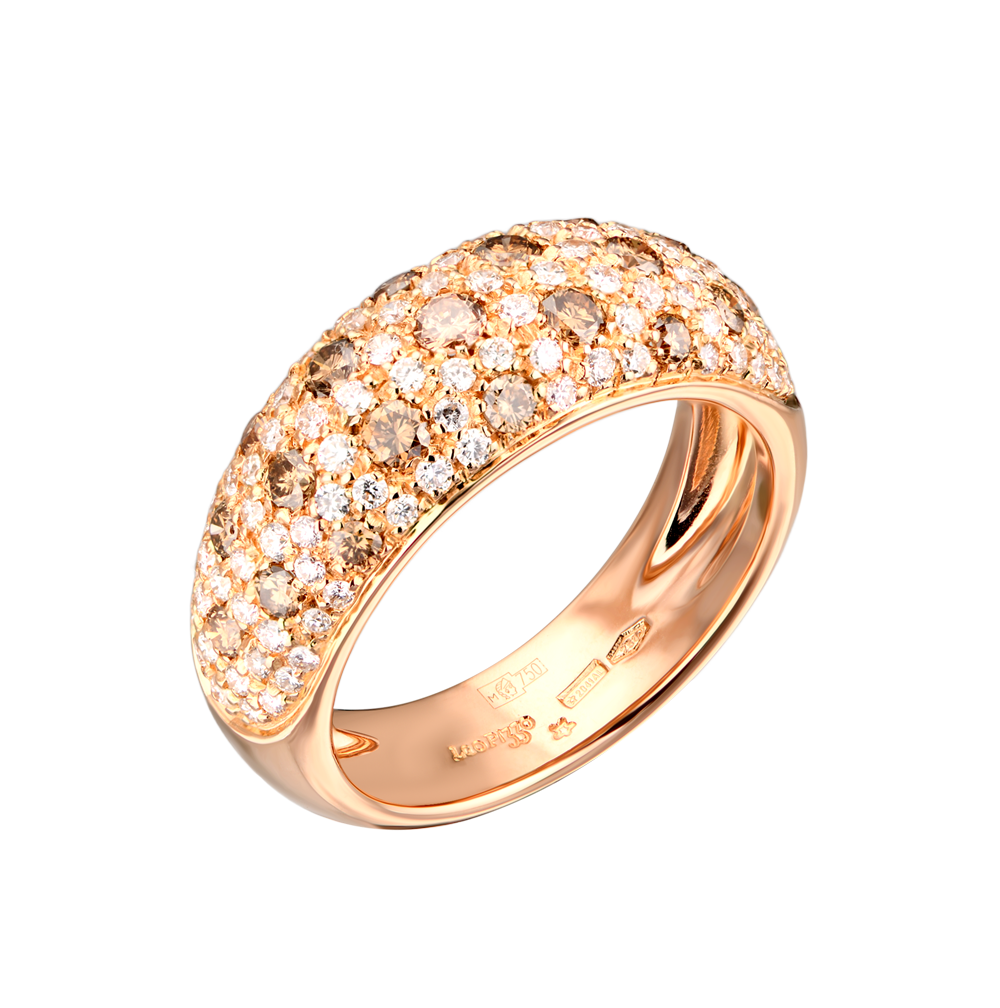 Кольцо Leo Pizzo Rose Gold & 1.24 ct Diamonds 23873DQ(40957) №4