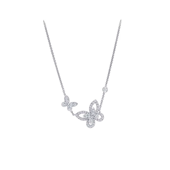 Подвеска No name в стиле GRAFF Double Butterfly Silhouette Diamond Pendant RGP745(50085) №4