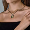 Подвеска Bvlgari Capricorn Zodiac Coin Yellow Gold and Steel(52392) №2
