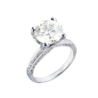 Кольцо No name 4,60 ct N/VS2 Round Cut Brilliant(45506) №1