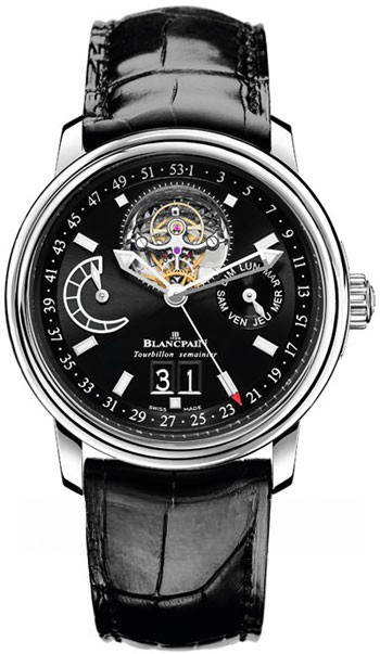 Швейцарские часы Blancpain Leman Tourbillon Semainier 2925-3430-53B(32345) №2
