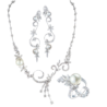 Комплект Stefan Hafner White Pearl Saltwater 9-11mm & 17.65 ct Marquise & Round cut Diamonds(50241) №1