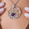 Подвеска Chaumet Attrape Moi Catch Me Spider White Gold Diamond Amethyst(42798) №2