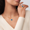 Подвеска Van Cleef & Arpels Vintage Alhambra Blue Agate VCARP9SY00(43955) №3
