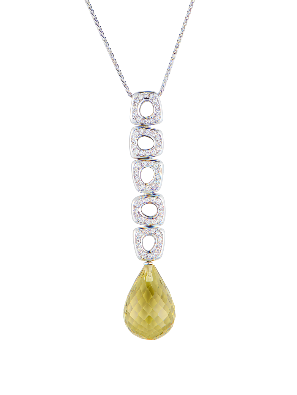 Подвеска Antonini Gioielli Peridot & Diamonds White Gold(51936) №4