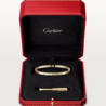 Браслет Cartier Love Small Model Yellow Gold 10 diamonds (SIZE 18) CRB6079718(50402) №2