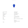 Серьги GRS Gemresearch Swisslab 2,57/2,19 ct Royal Blue Sri Lanka(22795) №3