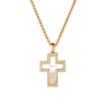 Крест Chopard Happy Diamonds Cross Yellow Gold 794055-0001(52580) №1
