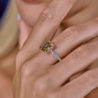 Кольцо GIA 5,01 ct Fancy Dark Brown-Yellow/SI2 Cut-Cornered Mix Cut Diamond(30865) №3