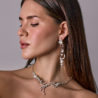 Комплект Stefan Hafner White Pearl Saltwater 9-11mm & 17.65 ct Marquise & Round cut Diamonds(50241) №3