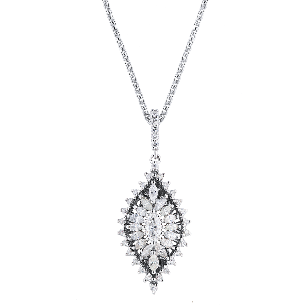 Подвеска No name White Gold & 0,71 ct Diamonds(31367) №4