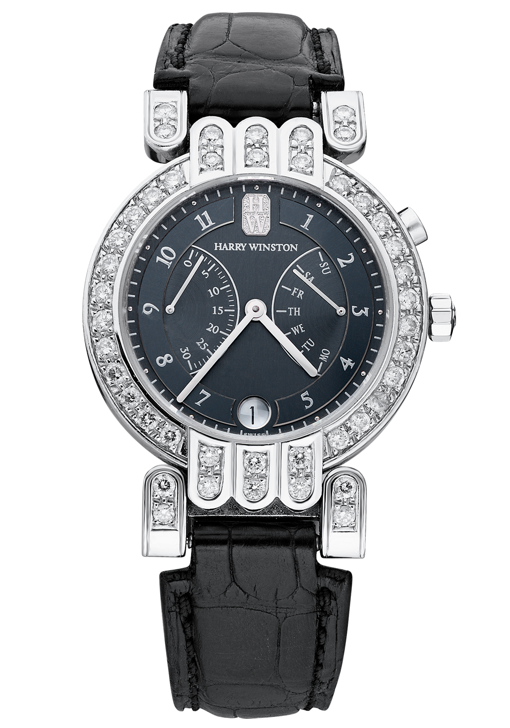 Швейцарские часы Harry Winston Excenter Bi Retrograde 200-MABI35W (28180) №3