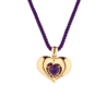 Подвеска Van Cleef & Arpels Open Heart Amethyst & Yellow Gold(26469) №1