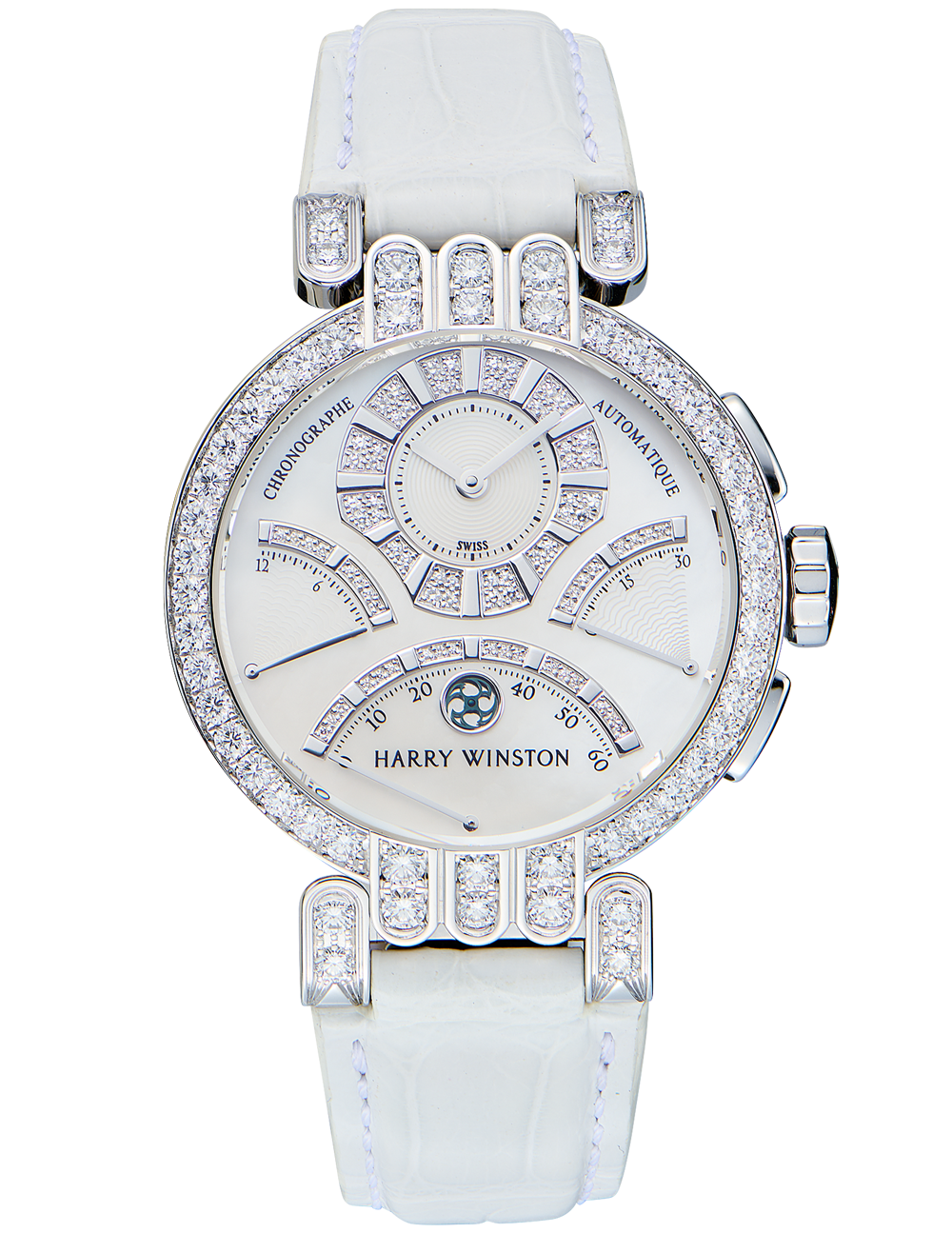 Швейцарские часы Harry Winston Premier Excenter 200-MCRA39W(49481) №3