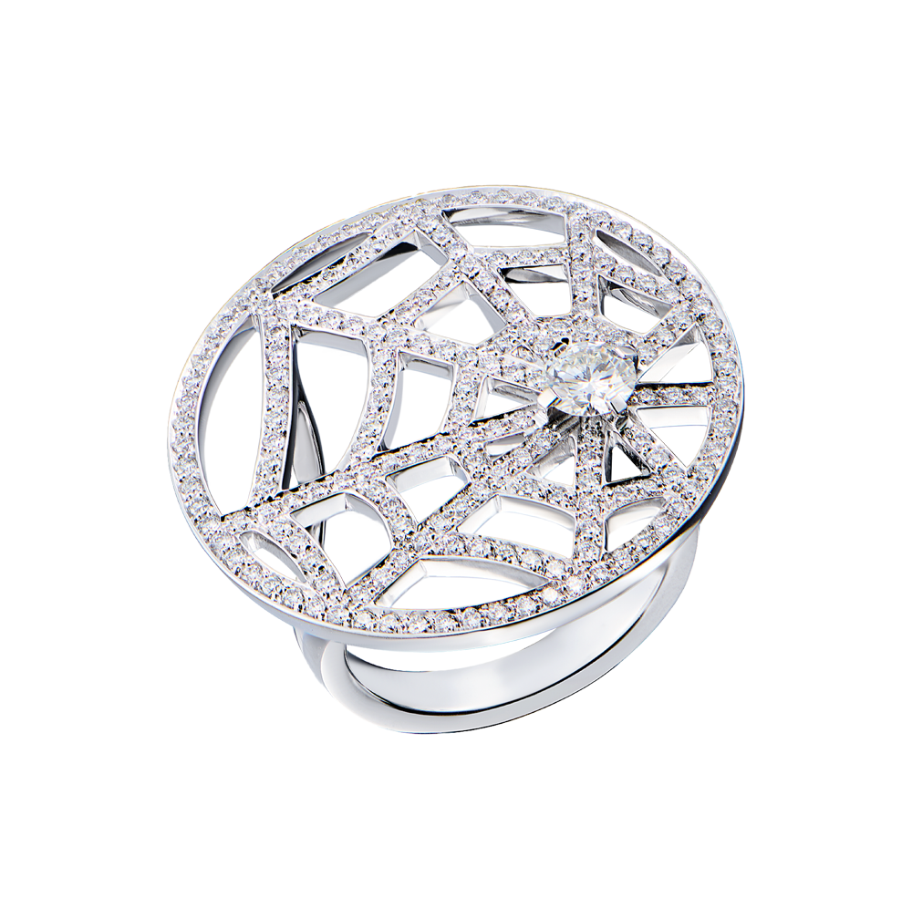 Кольцо Chaumet Attrape Moi Si Tu M’Aimes White Gold Diamond(54504) №2