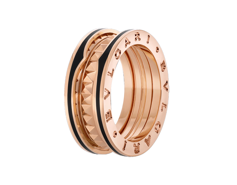 Кольцо Bvlgari B.Zero1 Rock two-band Rose Gold (SIZE 53) 357987(45748) №4