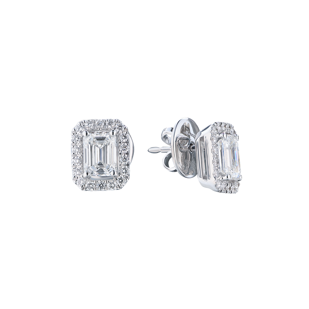 Пусеты Mercury Classic 1.01 ct E/VS1 - 1.01 ct E/VS2 Diamonds ME100WEDD(41946) №6