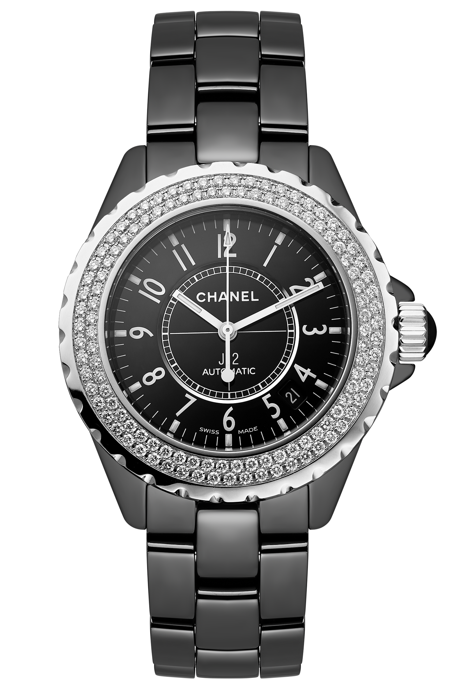 Швейцарские часы Chanel Ceramic Automatic 38 mm J12(13194) №5